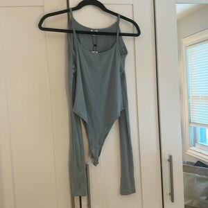 Garage blue green body suit never worn super soft